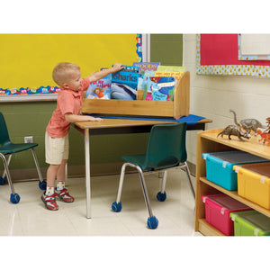 Bamboo Book Display Rack