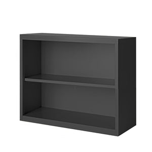 Herculite Metal Bookcase with 1 Adjustable Shelf, 36" W x 13" D x 30" H