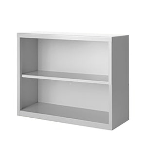 Herculite Metal Bookcase with 1 Adjustable Shelf, 36" W x 18" D x 30" H