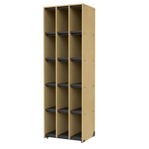 Bandstor™ 15 Compartment Woodwind Storage, 27.75"W x 84"H x 19.25"D