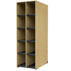 Bandstor™ 10 Compartment Woodwind/Brass/Strings Storage, 84"H x 40.25"D
