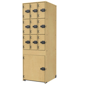 Bandstor™ 10 Compartment Woodwind/Brass/Drum Storage, 27.75"W x 84"H x 29.25"D