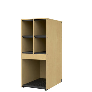Bandstor™ 5 Compartment Woodwind/Brass/Strings Storage, 27.75"W x 68"H x 40.25"D