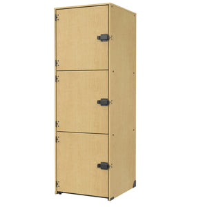 Bandstor™ 3 Compartment Brass/Drum Storage, 84"H x 29.25" D