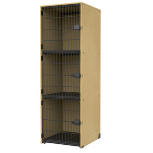 Bandstor™ 3 Compartment Brass/Drum Storage, 84"H x 29.25" D