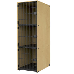 Bandstor™ 3 Compartment Brass InstrumentStorage, 84"H x 40.25"D