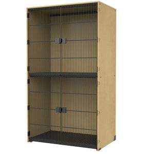 Bandstor™ 2 Compartment Brass/Drum/General Storage, 48"W x 84"H x 29.25"D