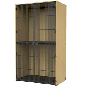 Bandstor™ 2 Compartment Brass/Drum/General Storage, 48"W x 84"H x 29.25"D