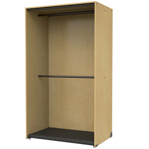 Bandstor™ Wide 2-Compartment Uniform Storage, 48"W x 84"H x 29.25"D