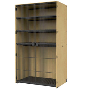 Bandstor™ Wide Uniform/Hat Storage, 48"W x 84"H x 29.25"D