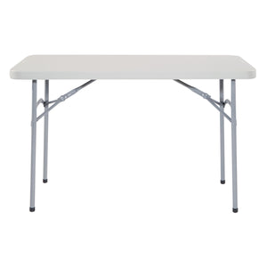 Resin Multipurpose Folding Table, 4' Rectangle