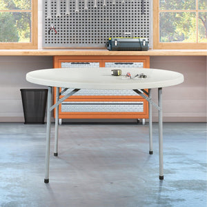 Resin Multipurpose Folding Table, 48" Round