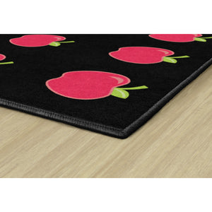 Schoolgirl Style Apple Of My Eye Light Criss Cross Rug, 7'6" x 12' Rectangle