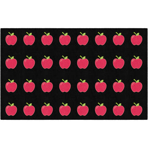 Schoolgirl Style Apple Of My Eye Light Criss Cross Rug, 7'6" x 12' Rectangle