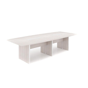 Potenza Executive Deluxe 10' Boat-Shape Conference Table, Laminate Top, FREE SHIPPING
