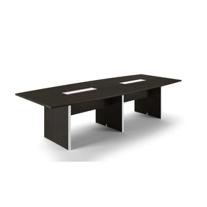 Potenza Executive Deluxe 10' Boat-Shape Conference Table, Laminate Top, FREE SHIPPING