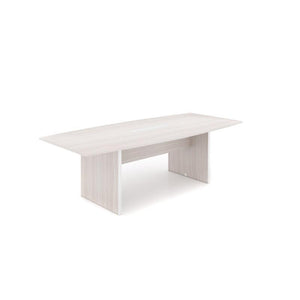 Potenza Executive Deluxe 8' Boat-Shape Conference Table, Laminate Top, FREE SHIPPING
