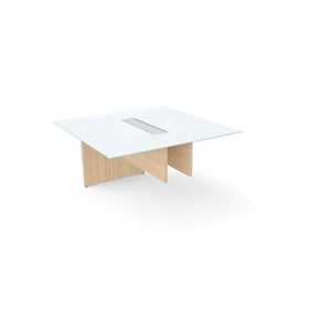 4' Glass Top Extension for 10' and 12' Potenza Executive Deluxe Glass Top Conference Tables, FREE SHIPPING