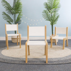 Whitney Plus Chair, 12" Seat Height, White