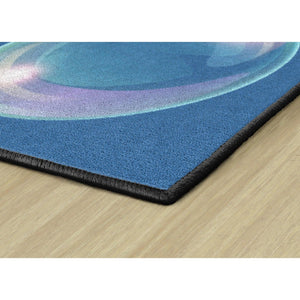 Stay In Your Bubble Carpet Squares, 15" x 15" (Set Of 12)