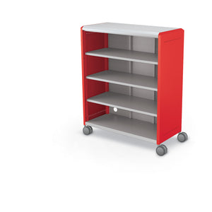 Compass Maxi H3 Mobile Makerspace Open Shelf Cabinet, 3 Shelves