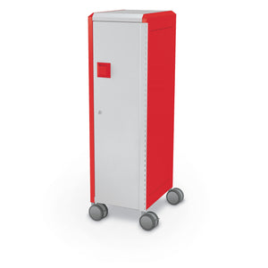 Compass Mini H3 Mobile Makerspace Tray Cabinet with Door, (12) 3" Trays