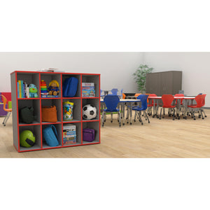Stationary 12-Cubbie Storage Unit