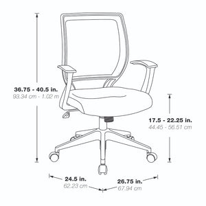 Woven Mesh Back Task Chair