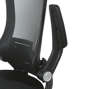 Screen Back Manager’s Chair with Black Fabric Mesh Seat