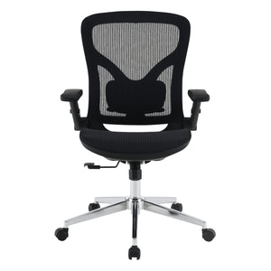 Black Matrix Seat and Back Manager's Chair with Adjustable 4D Flip Arms