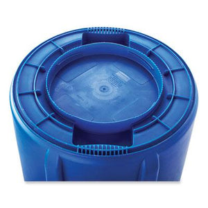 Rubbermaid Brute Recycling Container, 32 Gallon, Blue