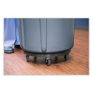 Rubbermaid Brute Twist On/Off Dolly, 250 lb Capacity, Fits 20 to 55 Gallon Brute Waste Containers