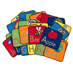 Alphabet Seating Squares 16" x 16" Square (Set Of 26)