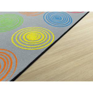 Circles Grey & Multi Rugs