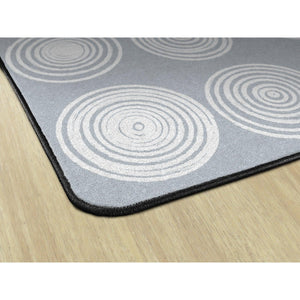 Circles Grey & White Rugs