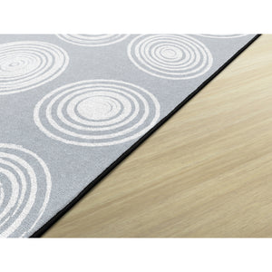 Circles Grey & White Rugs