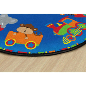 Choo Choo Rug, 6' Round