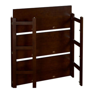 Flip Flop 3-Shelf Folding Bookcase, 30" W x 12" D x 34" H