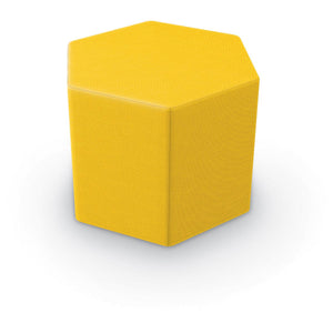 Tinker All Foam Soft Seating, Hex Ottoman