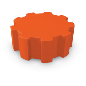 Tinker All Foam Soft Seating, Large Wheel Ottoman