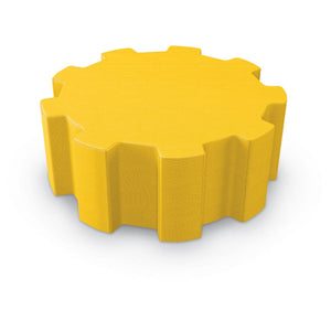 Tinker All Foam Soft Seating, Large Wheel Ottoman