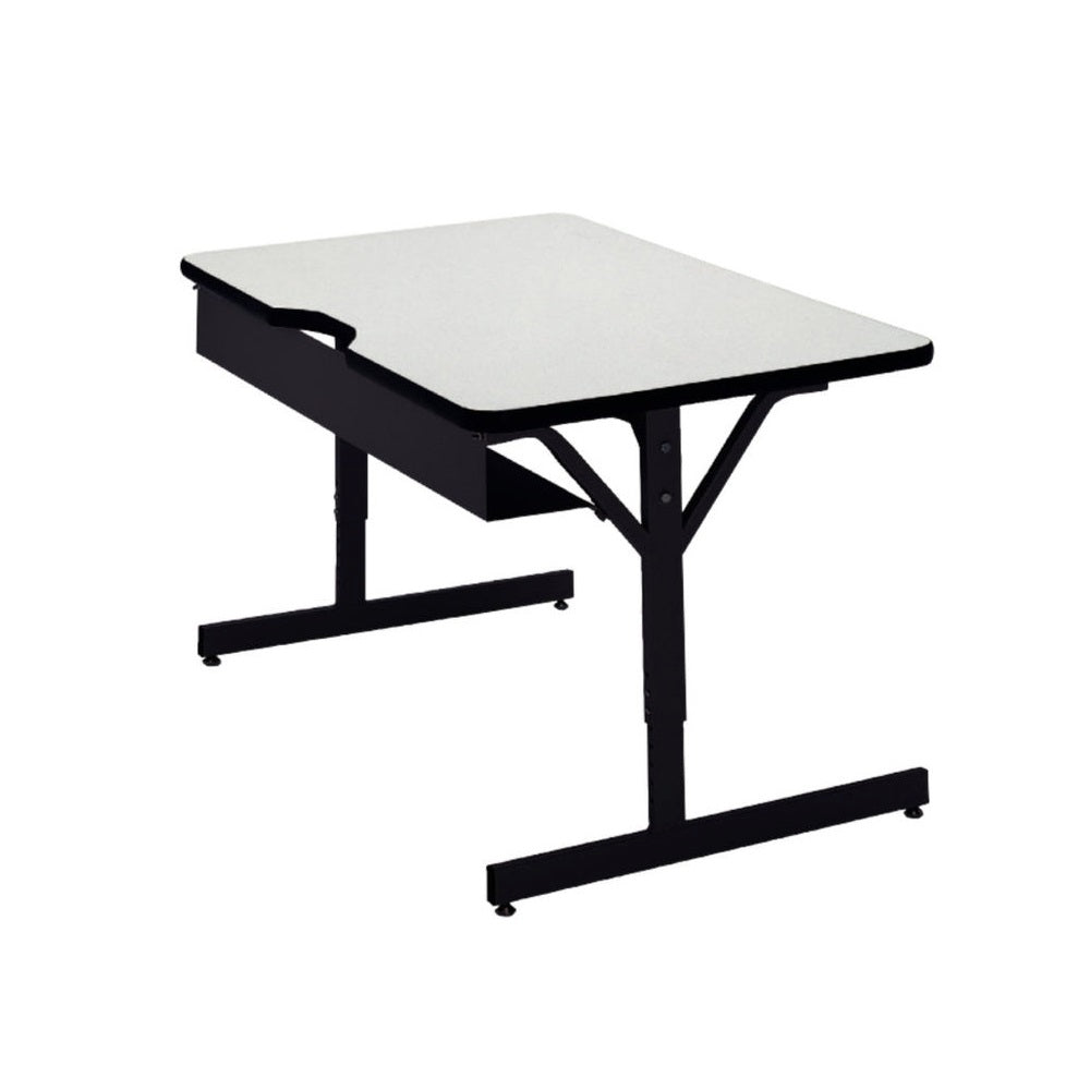 Compu-Table Adjustable-Height Computer Table, 30" x 36"