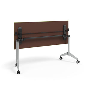 KI Pirouette Flip-Top/Nesting Rectangular Training Table, Fixed Height "T" Base (29" H), FREE SHIPPING