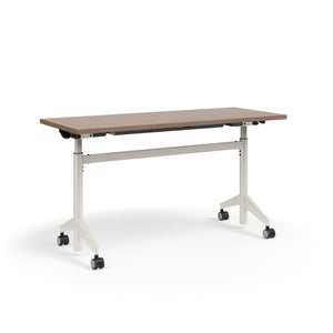 KI Pirouette Flip-Top/Nesting Rectangular Training Table, Set-Screw Adjustable Height "T" Base (29" - 44" H), FREE SHIPPING