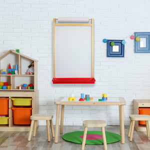 Flipside Products Magnetic Dry Erase Wall Easel with Paper Roll