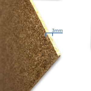 Flipside Products Cork Roll, 3mm Thick, 4' x 8'