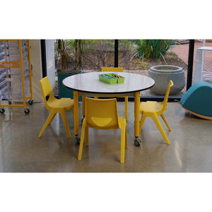 K-Seat Stackable Multi-Purpose Plastic Chair, 18" Seat Height