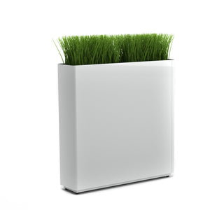 KASKAD® Indoor Painted Steel Rectangular Planter, 36" W x 9" D x 36" H