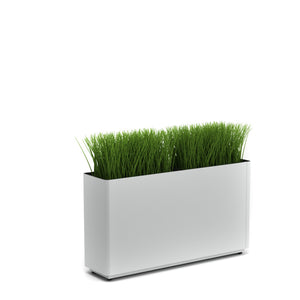 KASKAD® Indoor Painted Steel Rectangular Planter, 36" W x 9" D x 20" H