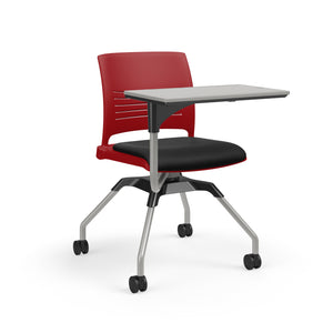Learn2® Strive Mobile Seating with Plastic Worksurface, Upholstered Seat/Polypropylene Back, FREE SHIPPING